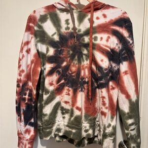 No Boundaries Tie Dye Cropped Hoodie